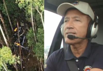 Comandante Hamilton comenta localização de destroços de helicóptero 