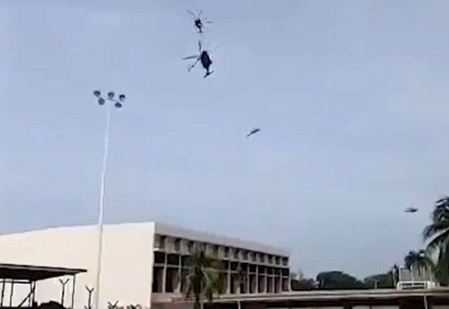 VÍDEO: Dez pessoas morrem em colisão entre helicópteros na Malásia