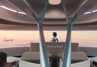 Airbus anuncia avião com janelas maiores e teto transparente