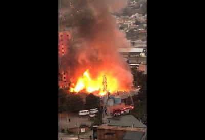 Incêndio atinge pizzaria Vesúvio, em Jundiaí (SP)