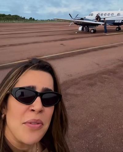 Voo da cantora Lauana Prado é cancelado após avião ser arrombado em MT