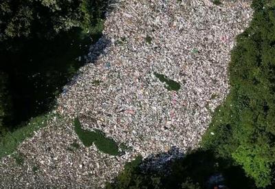 RS: Estiagem revela descarte irregular de lixo no rio Gravataí