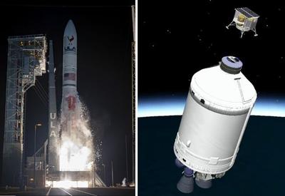Nasa lança foguete à Lua para tentar pousar módulo após mais de 50 anos