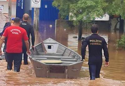 PF resgatou pelo menos 200 animais ilhados pelas enchentes no Rio Grande do Sul