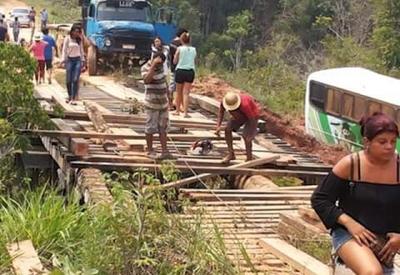 Condição de pontes na floresta amazônica preocupam caminhoneiros