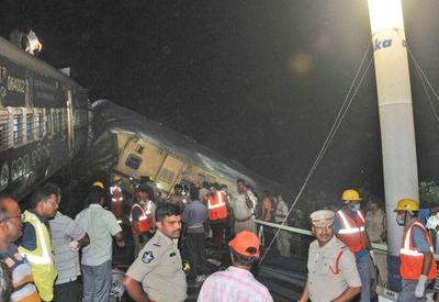 Colisão de trens no sul da Índia deixa 13 mortos e 25 feridos