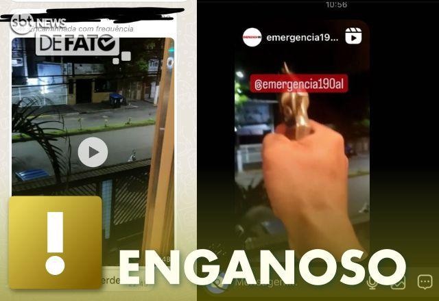 ENGANOSO: Homem não fez disparos durante entrevista de Bolsonaro no JN