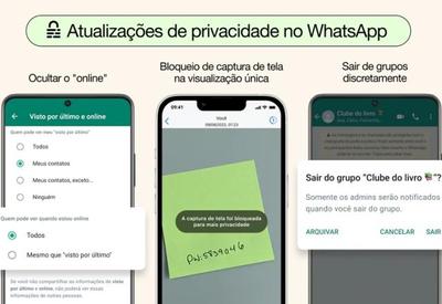 Usuários de WhatsApp podem sair de grupos 'em silêncio' e esconder status online