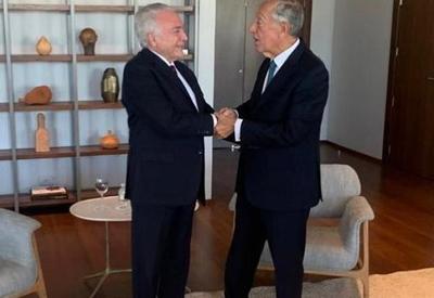 Presidente de Portugal se encontra com Temer e FHC