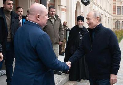 Putin visita Crimeia no 9º aniversário da anexação ao território russo